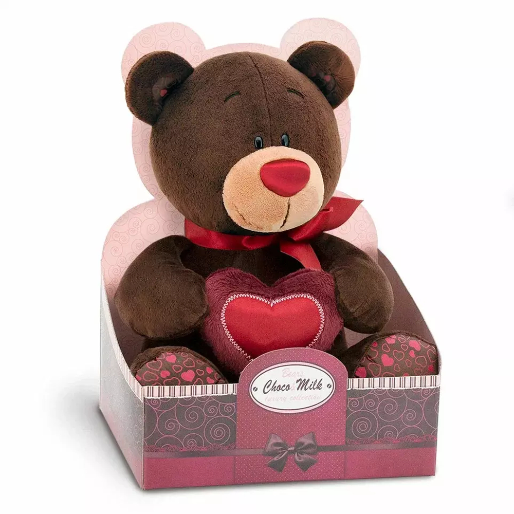 Мишка Choco с сердцем C003/50