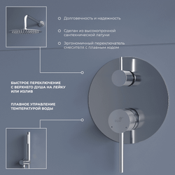 Душевая система скрытого монтажа RGW SP-55
