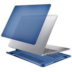 Чехол Hardshell Case для Macbook Air 13,3" (A1369; A1466) (Синий прозрачный)