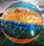 Аттракцион Водный шар ПВХ «Оранжево - синий», 1,5*1,5*1,5 м