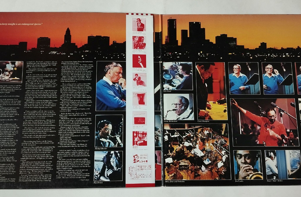 Винтажная виниловая пластинка LP Frank Sinatra With Quincy Jones And Orchestra L.A. Is My Lady (Japan 1984) (No Obi) (Promo)