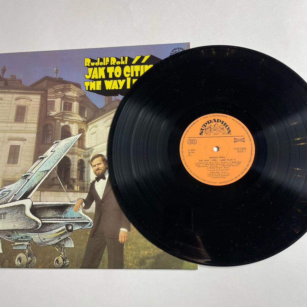 Винтажная виниловая пластинка LP Rudolf Rokl Jak To CitimThe Way I Feel It (Чехословакия 1985)