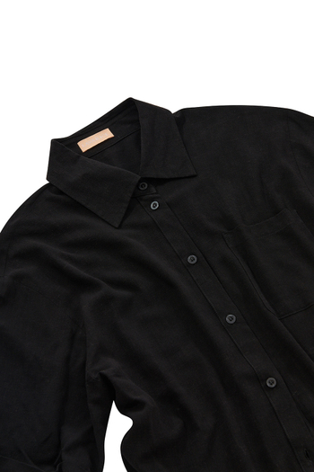 Рубашка с коротким рукавом MYKONOS Чёрный