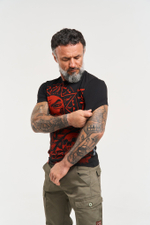 Футболка Варгградъ мужская чёрно-красная «Солнце за нас-2»