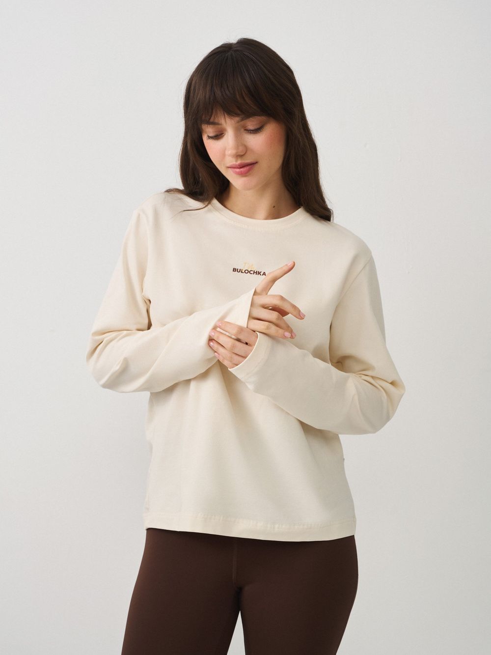 Лонгслив "I'm BULOCHKA" женский