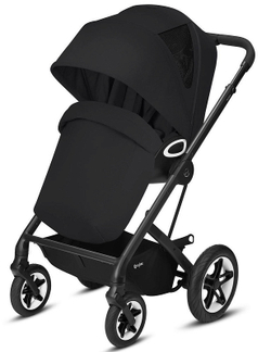 Коляска Cybex Talos S Lux BLK complete Cloud G Fog Grey 3 в 1 Moon Black с дождевиками