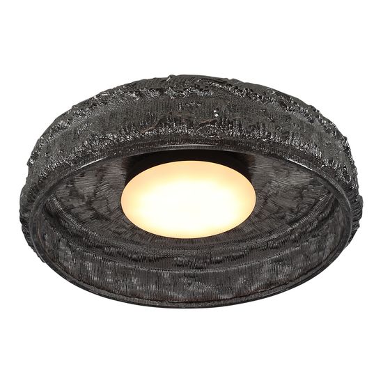 SL6143.412.01 Светильник потолочный ST-Luce черный/дымчатый LED 1*15W 4000K ANTIKE