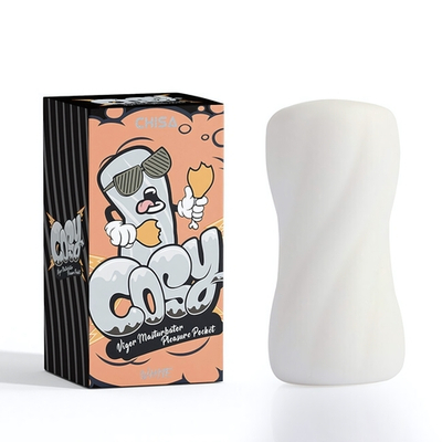 Карманный эластичный мастурбатор Vigor (Цвет: белый)