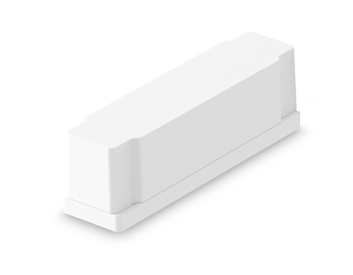 Короб для проводов в накладной шинопровод Magnetic Ultra Slim GV1273 WH белый 100*26*29