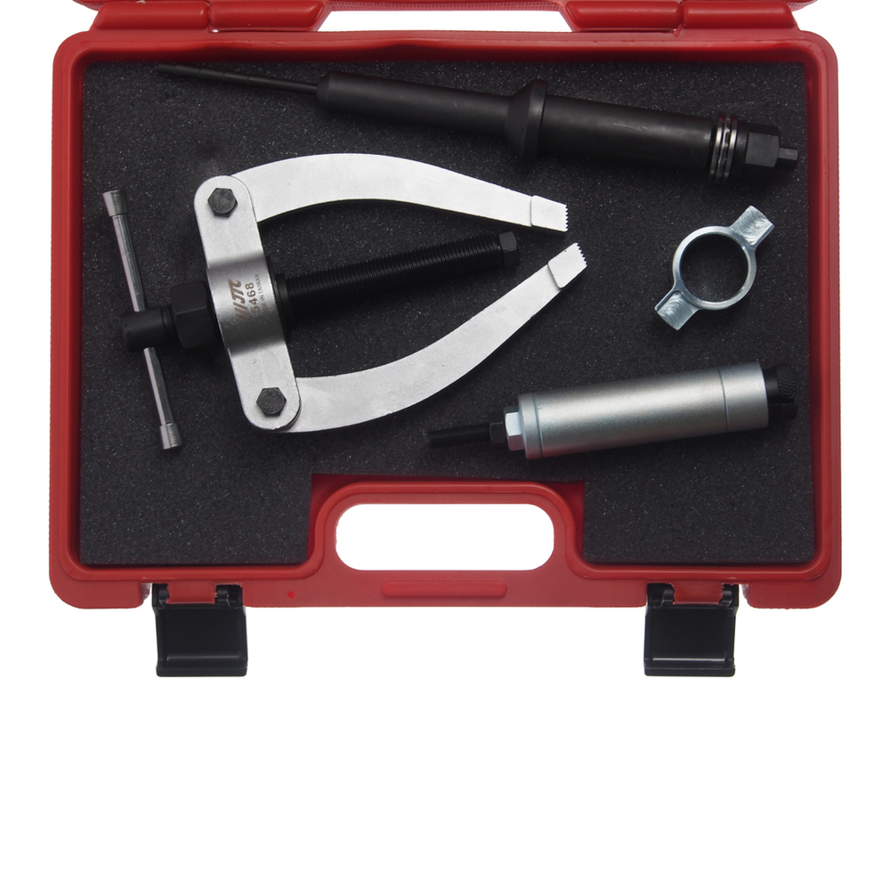 JTC-5468 - Набор инструментов для монтажа стакана топливной форсунки (VOLVO FM12 9986174,88800387) JTC - 
Предназначен для извлечения и установки стакана топливной форсунки.
Применение: VOLVO FM12 (электронная система впрыска топлива).
Оригинальные номера (VM): 9986174, 88800387, 88880054.