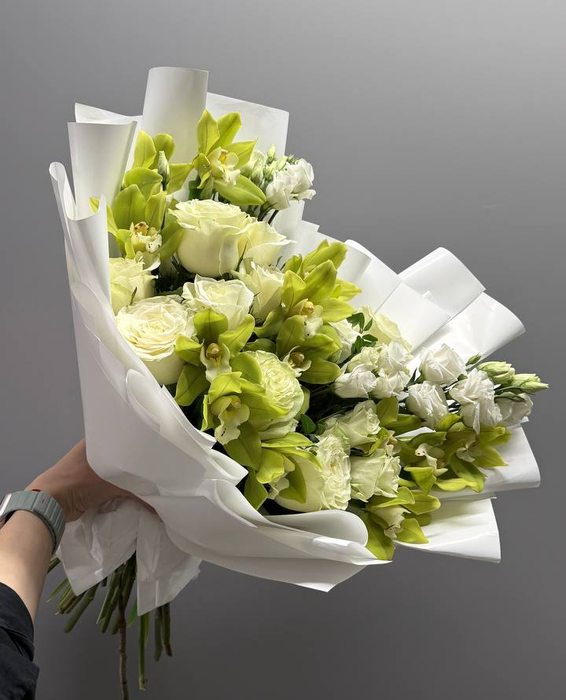 Букет "Зеленая оранжерея"