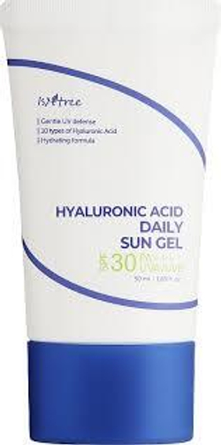 IsNtree Hyaluronic Acid Watery Sun Gel SPF30+ PA++++ - Увлажняющий солнцезащитный гель для лица