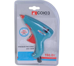 ПИСТОЛЕТ КЛЕЕВОЙ СОЮЗ 160ВТ 2 СТЕРЖНЯ В КОМПЛ БЛИСТЕР КПС-24600