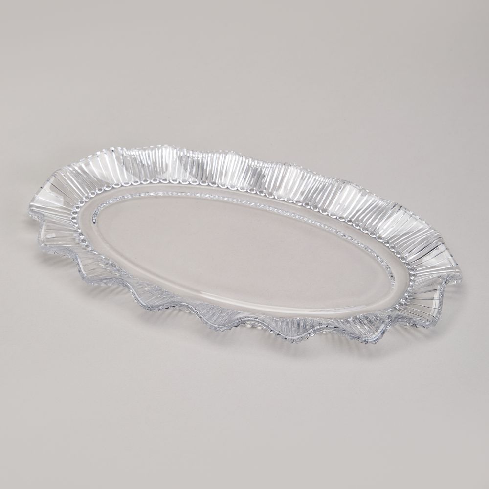 БЛЮДО СЕРВИРОВОЧНОЕ "CRYSTAL PEARL" 25,5Х16,5 СМ