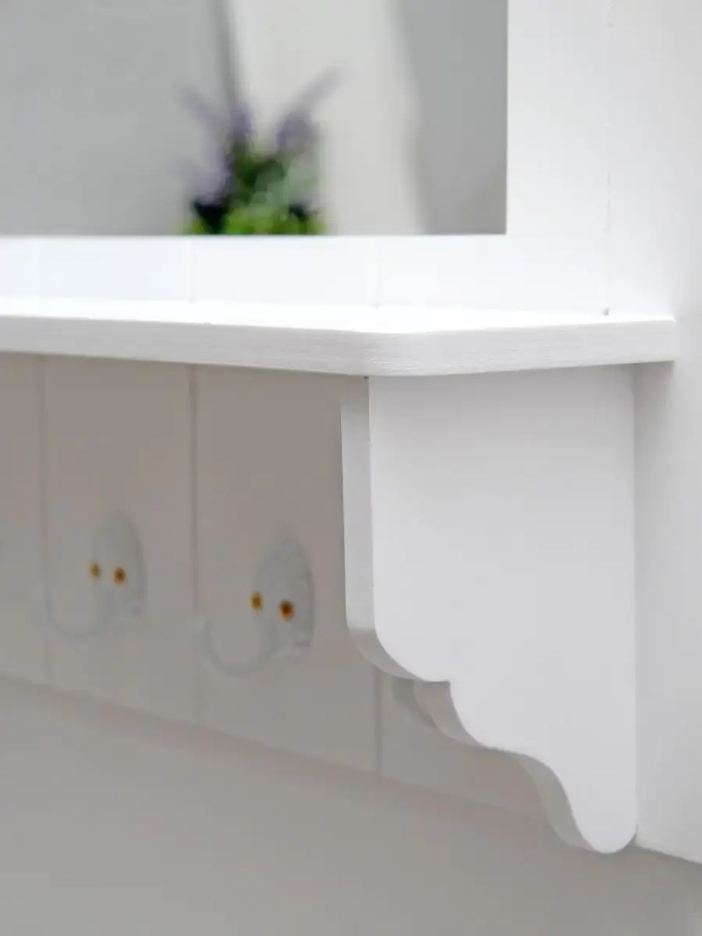 Зеркало настенное с полкой "Прованс"