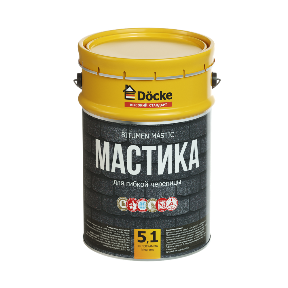 Мастика для гибкой черепицы Dӧcke