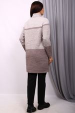 Туника женская 1262 103 (Коричневый меланж) Olsarri (Акция)