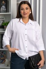 Рубашка Настасья (белая) Б14221-4М LT Collection