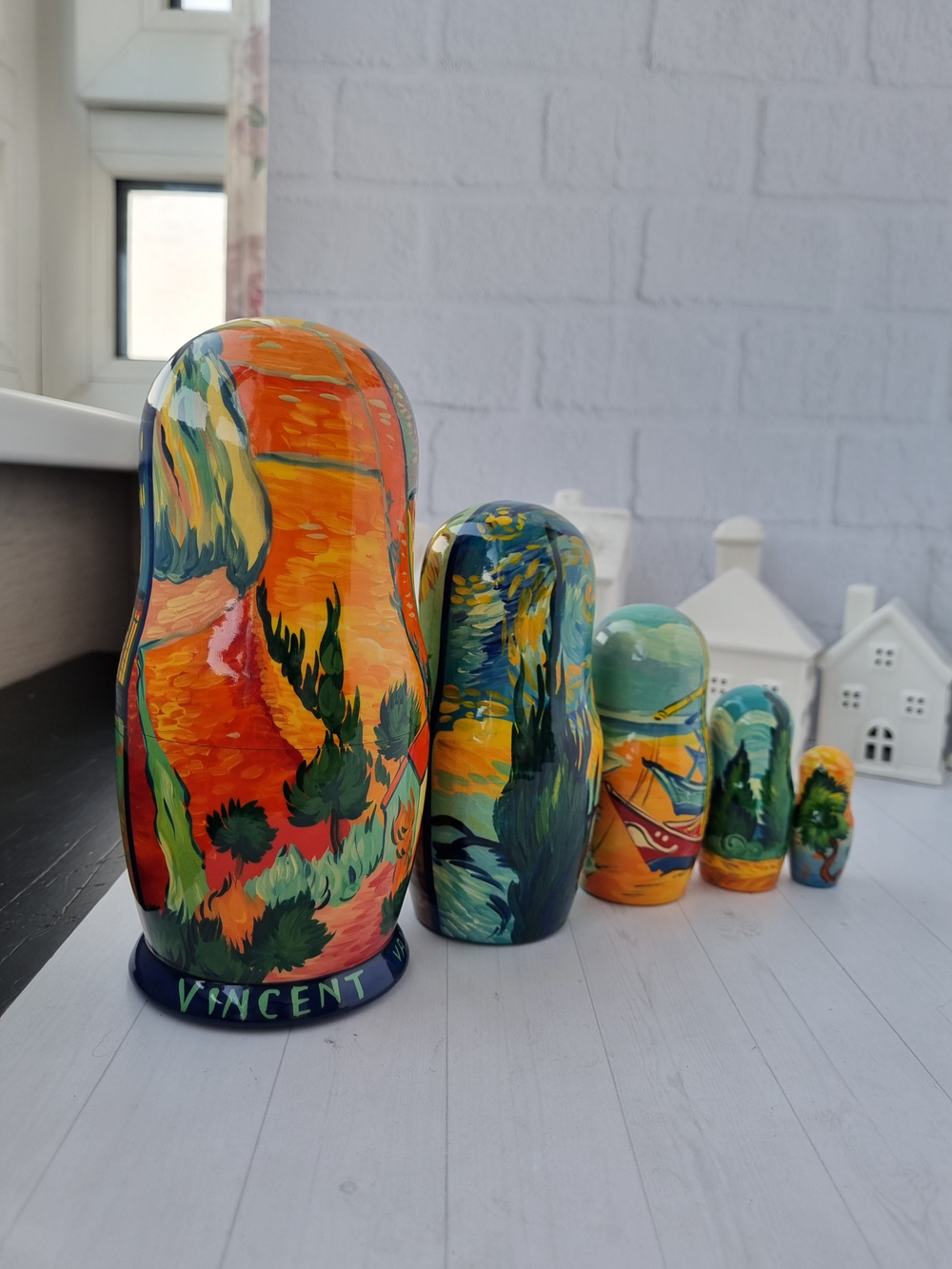 Матрёшка "Ван Гог" 5мест 18см