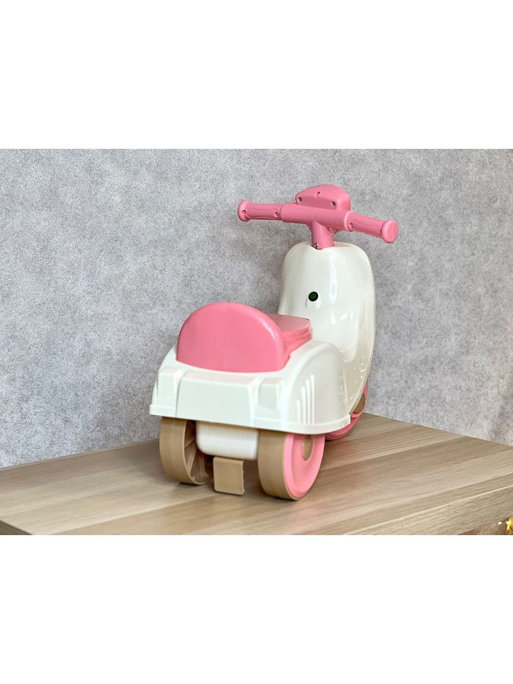 Беговел для малышей мотоцикл розовый (17886-1)