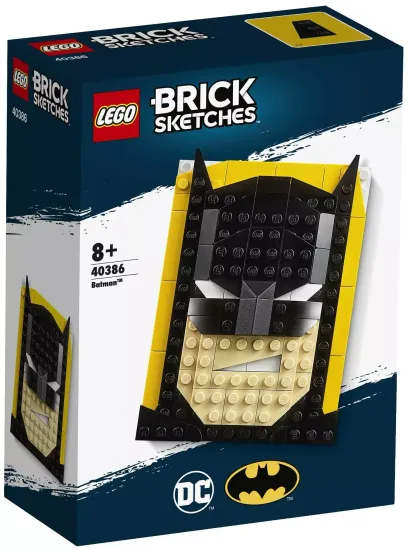 Конструктор LEGO Brick Sketches 40386 Бэтмен, 115 дет.