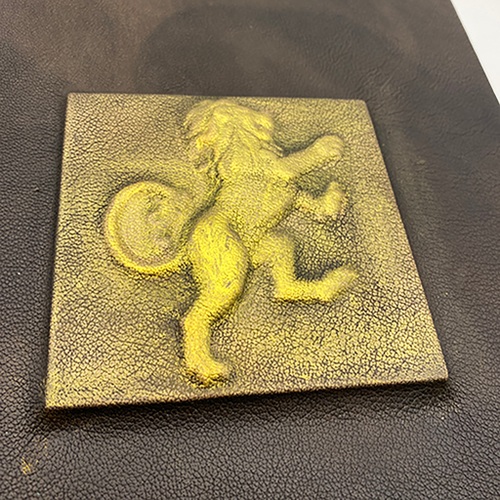 Фотоальбом из кожи "Лев Марон"