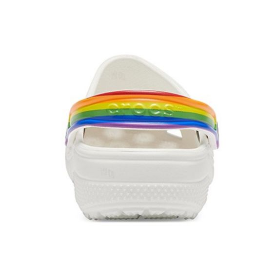 Crocs Classic Clog 'White Rainbow'