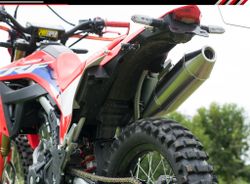 Moto-X Full Exhaust System for Honda CRF300L-RALLY300 (2021). Made in Thailand. V.2