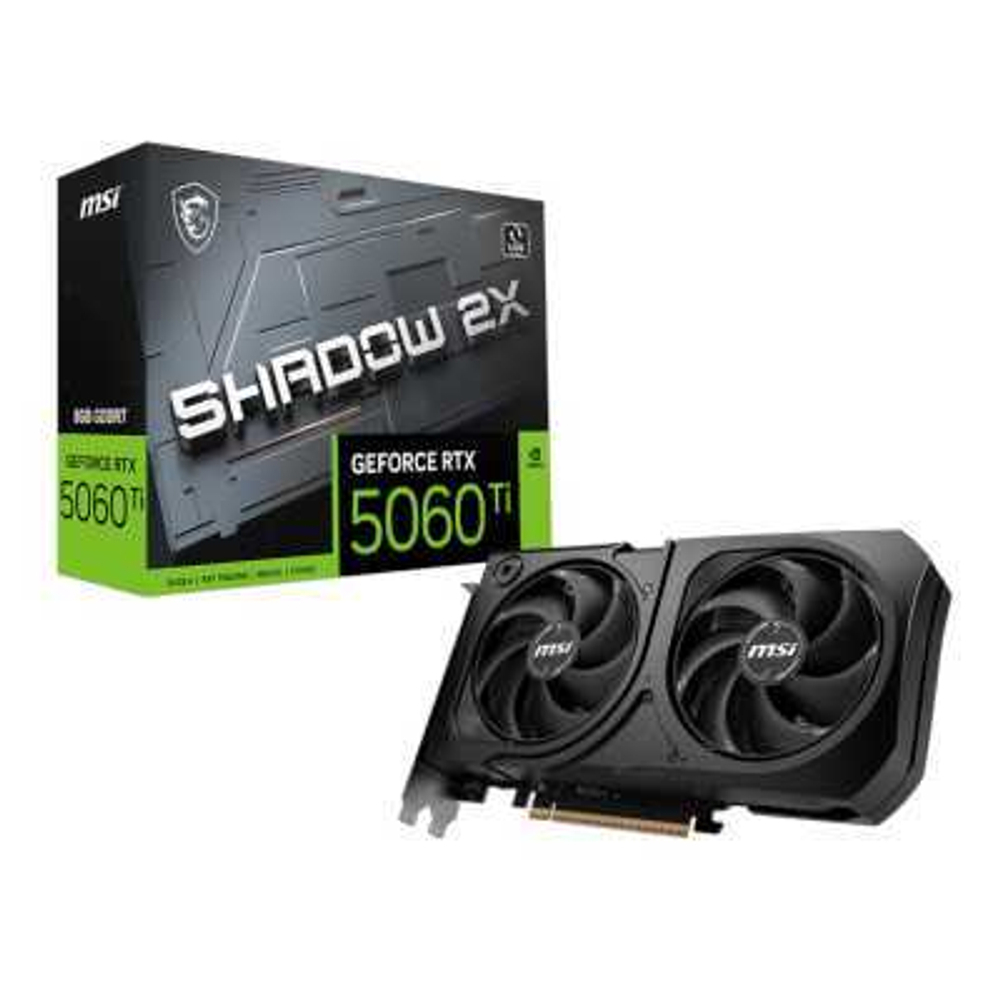 Видеокарта MSI nVidia GeForce RTX 5060 Ti 8G Shadow 2X Plus