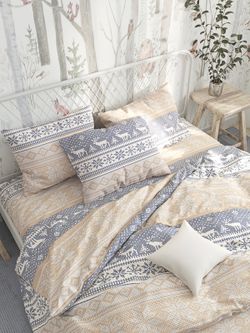 Наволочка комплект 2шт Сказка "Скандинавия" 70х70 см, перкаль