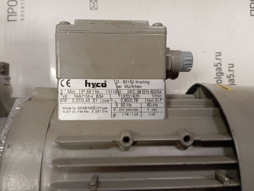 Hyco ML-348-D37-SA (Р-207/1) + 7AA71M-4 B34 + Norgren 9501992 DN 6,0 б/у