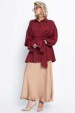 Блуза Присцилла (бордовая) Б14949-5М LT Collection