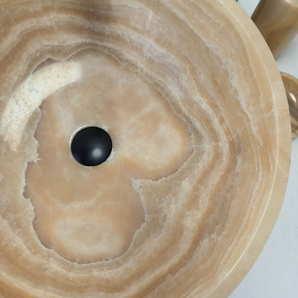 Раковина из оникса Bowl Yellow Big BO-63043 50*50*17 37