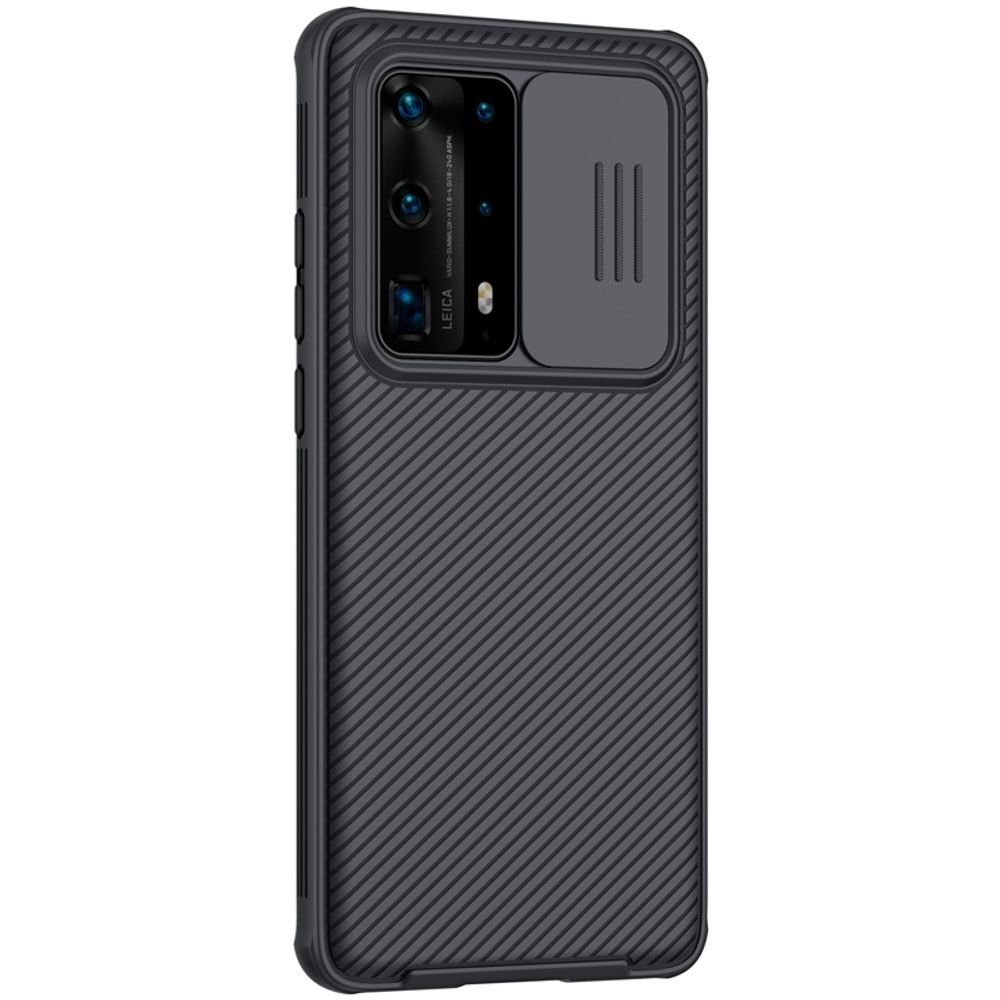 Чехол с защитной шторкой для камеры на Huawei P40 Pro+ от Nillkin серии CamShield Pro Case