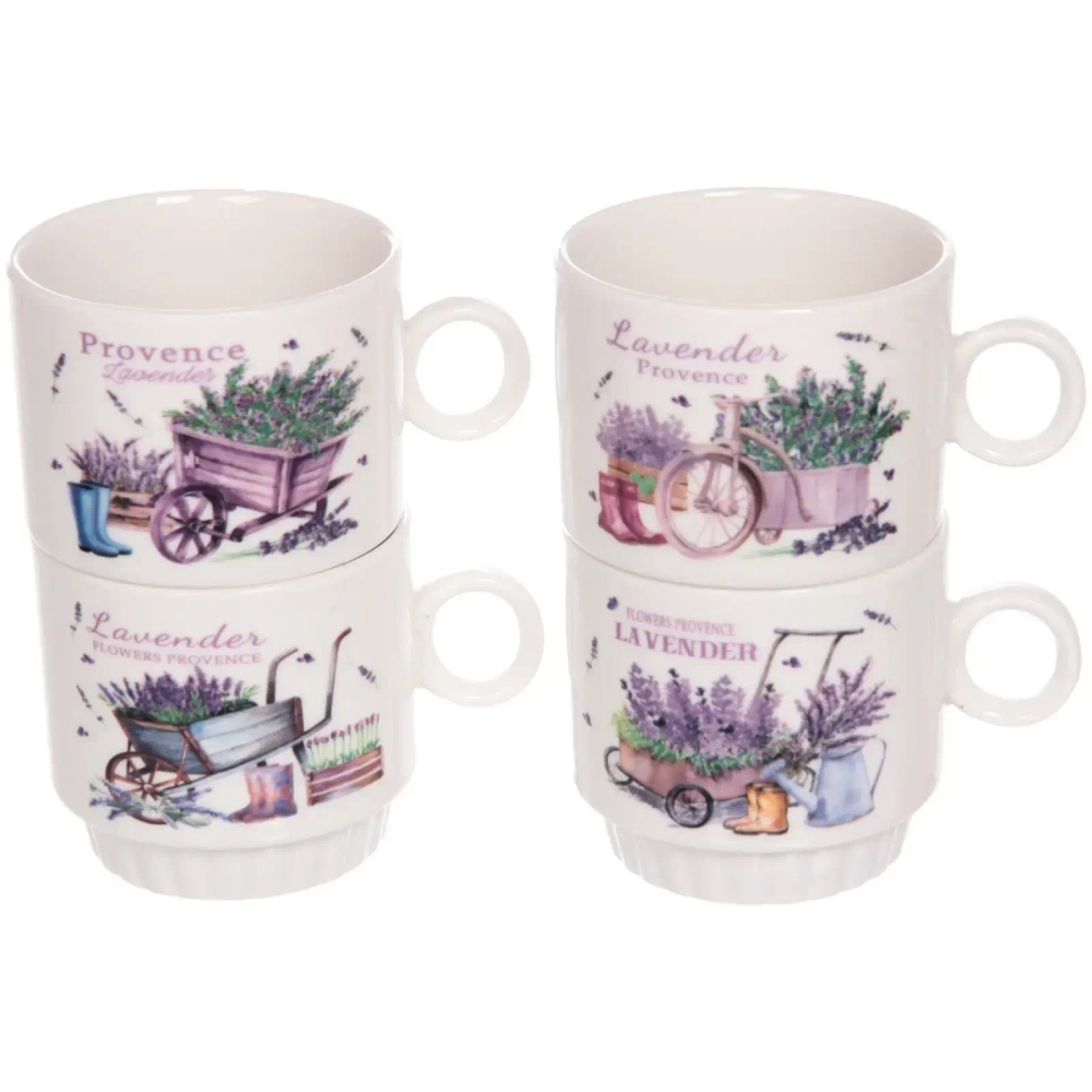 Набор кружек на стойке 280мл «Прованс»
