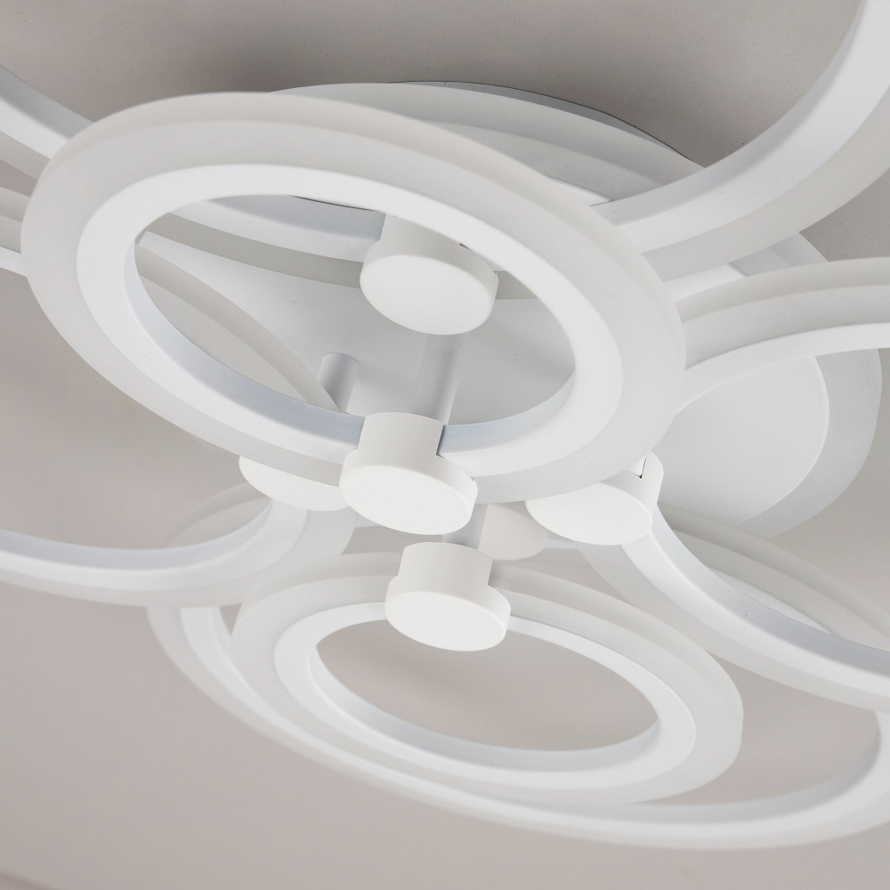 Citilux Сента CL237B160E RGB Люстра с пультом Белая