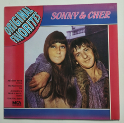 Винтажная виниловая пластинка LP Sonny and Cher Original Favorites (Germany 1980)