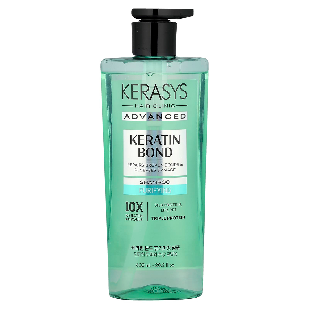 Kerasys, Advanced, шампунь с кератином, очищающий, 600 мл (20,2 жидк. Унции)
