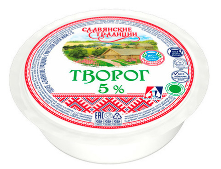 Творог "Славянские традиции" 5% 355г. Минск