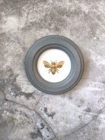 Панно 14 см. насекомые на стену для интерьера Пчела