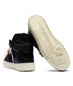 Кожаные кроссовки OFF-WHITE - черный(OMIA065F 24LEA004)