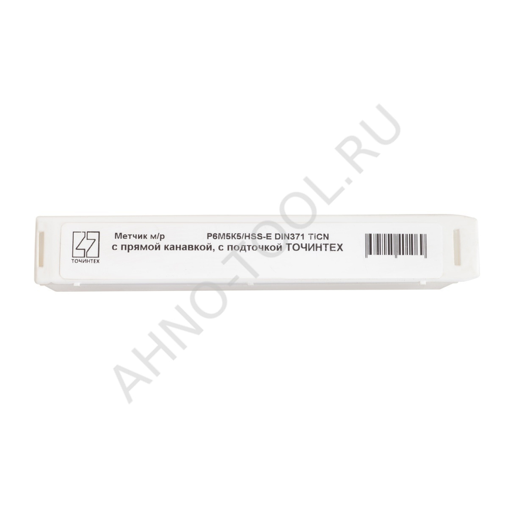 Метчик м/р М11х1,5 Р6М5К5/HSS-E DIN371 TiCN, с прямой канавкой, с подточкой ТОЧИНТЕХ