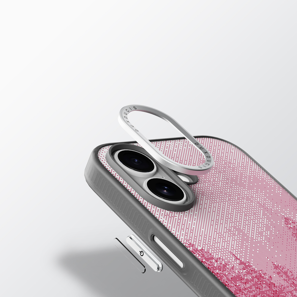 Чехол с MagSafe красного цвета от Dux Ducis для iPhone 17, серия Moro Series Magnetic Case