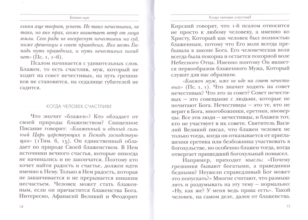 Толкование на избранные псалмы в 4-х книгах. Священник Даниил Сысоев