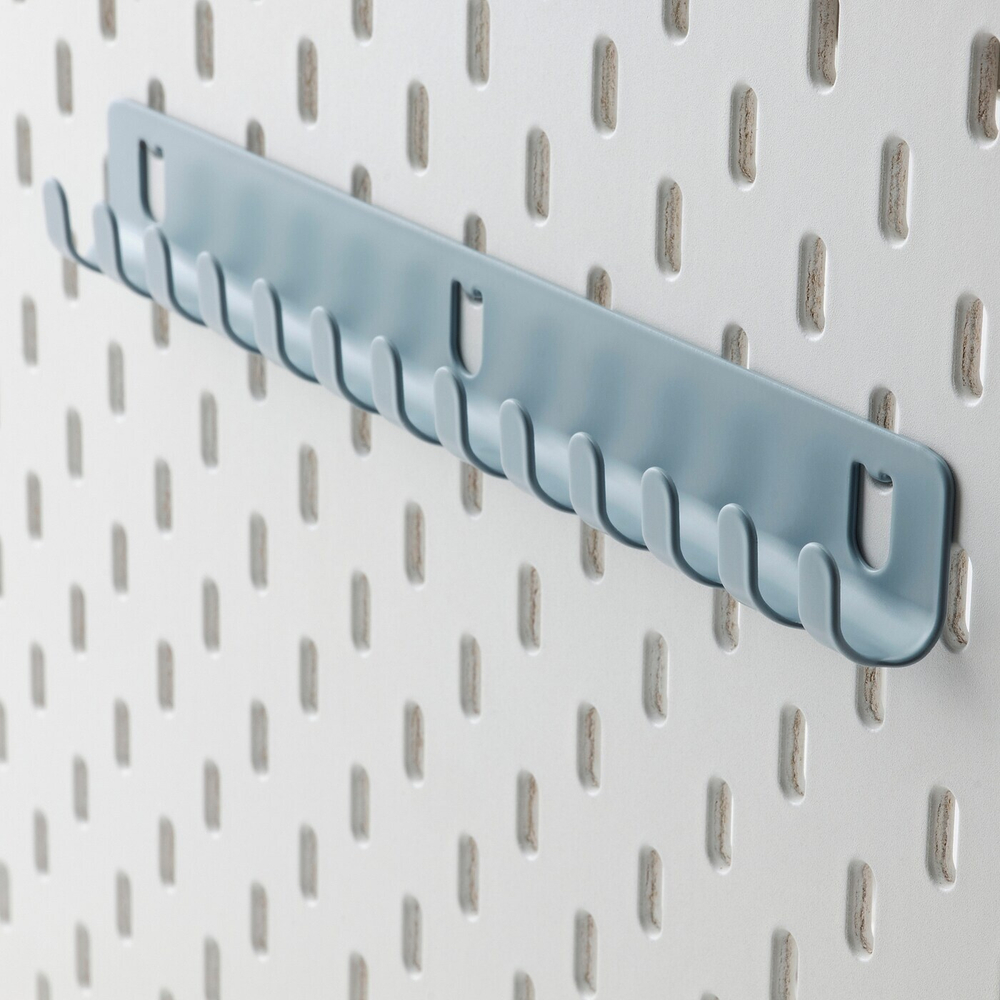 Вешалка с крючком IKEA SKADIS (СКОДИС), Светло-синий
