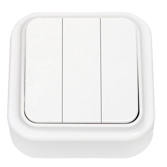 Выключатель 3-клав. бел. о/п (Беларусь)