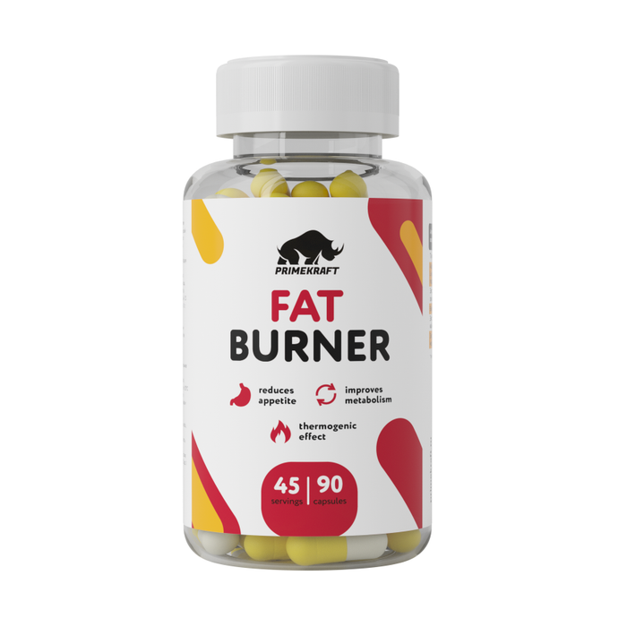 Жиросжигатель, Fat Burner, Prime Kraft, 90 капсул