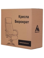 Кресло руководителя Бюрократ T-9927WALNUT/BLACK черный, кожа, крестовина дерево