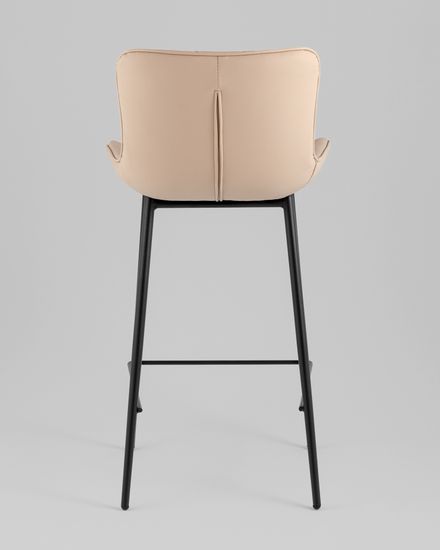 Стул барный Vault экокожа бежевый