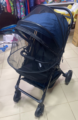 Коляска детская прогулочная "Costa Gretta" с перекидной родительской ручкой, цвет красный